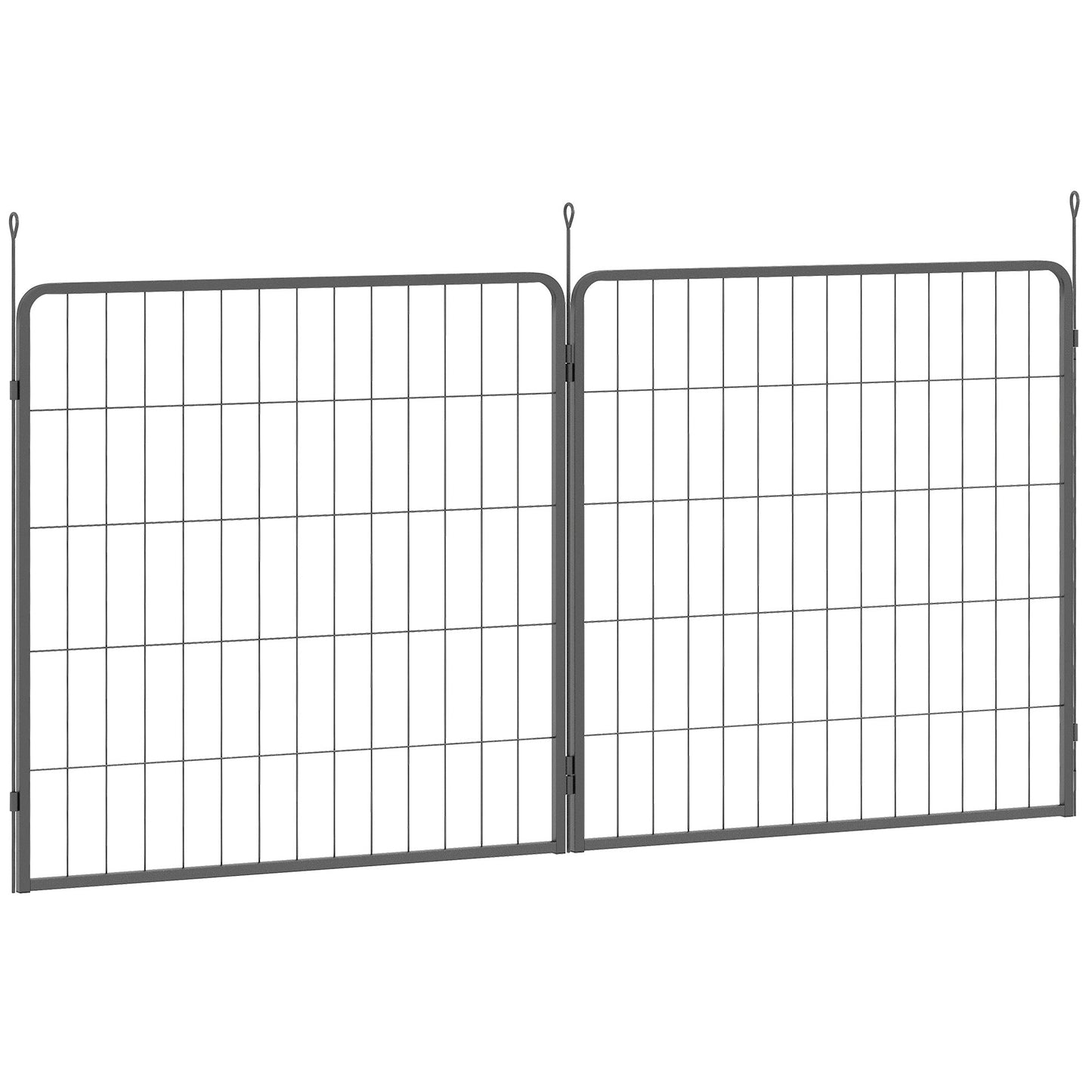 PawHut Dog Playpen, 6 Panels Puppy Pen Dog Playpen, 80cm High